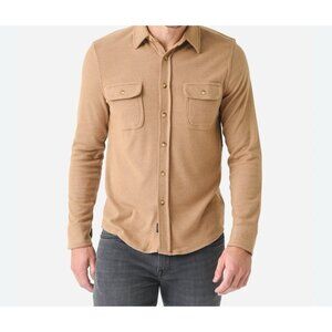 Faherty Tan Casual Button Down Shirt